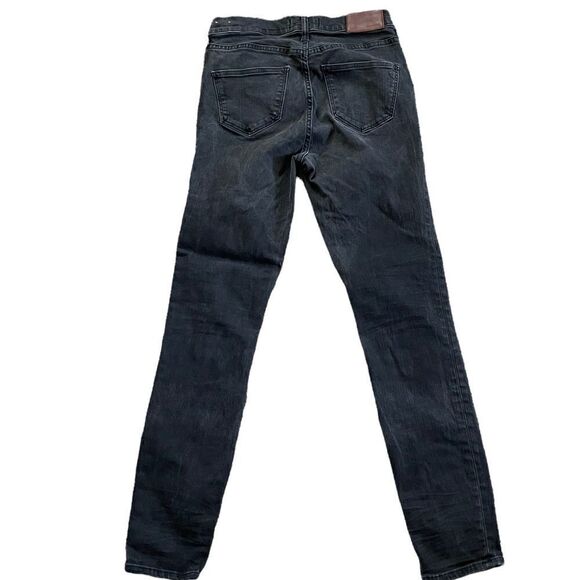 MADEWEL HIGH RISER SKINNY BLACK JEANS SIZE 26 - Picture 2 of 11